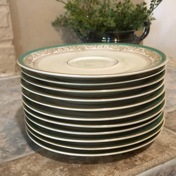 Antique Royal Bayreuth Bavaria Saucers - Picture 1 of 7